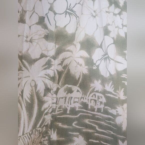 Vtg Erika XL 90s Hawaiian Tropical Print BeachTheme Button Down Women's Shirt - Picture 4 of 9